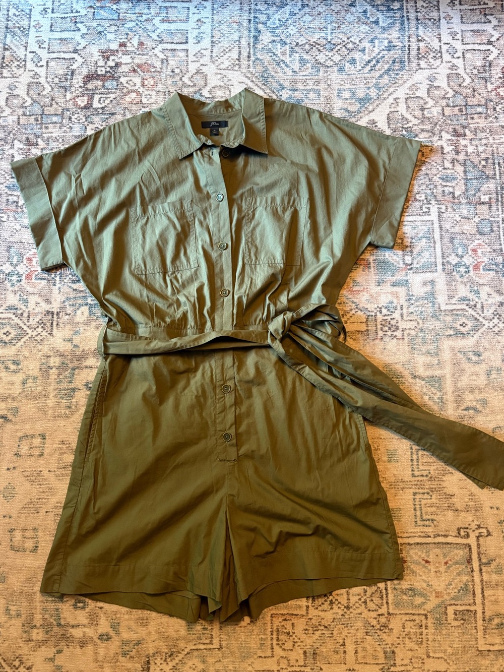 J. crew olive green romper, Women’s 6